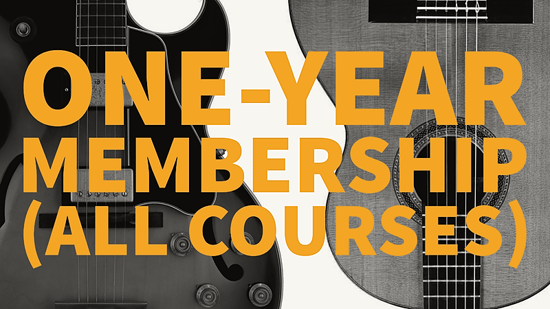 One-Year Membership (All Courses)