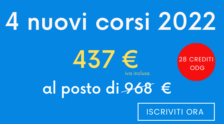 Nuovi corsi 2021 (accreditati ODG)