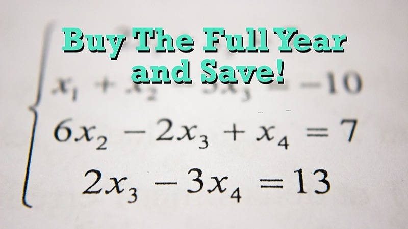 FULL YEAR - High School - College Algebra Course - Starts Fall 2023