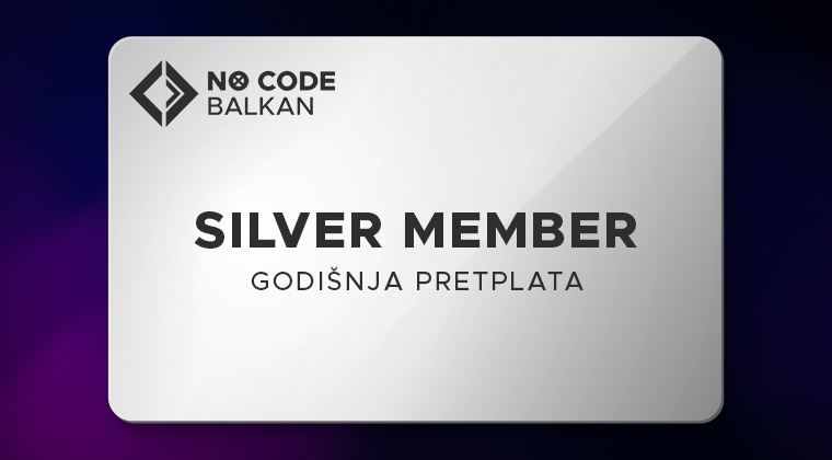 NoCode Balkan godišnja članarina.