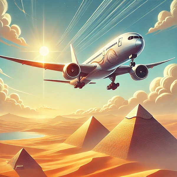 PAIEMENT VOL D'AVION VOYAGE EGYPTE