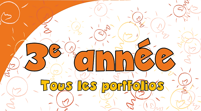 3e année : tous les portfolios 