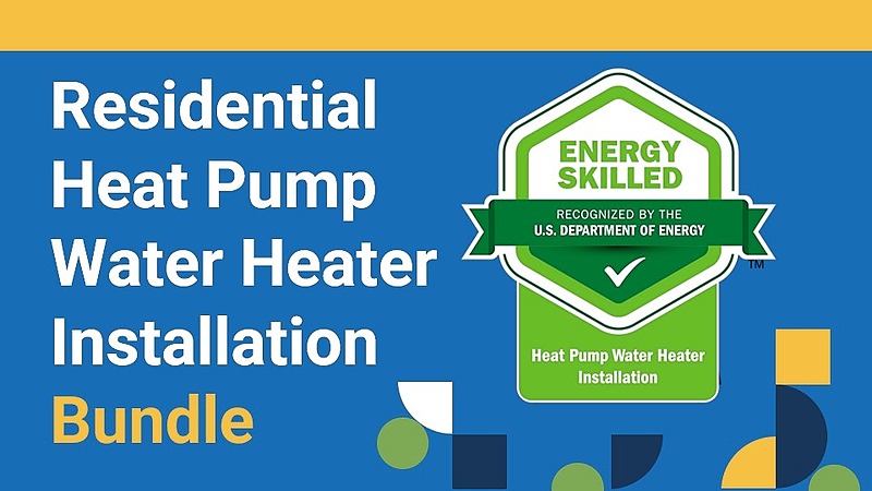 Energy Skilled Residential Heat Pump Water Heater Installation Bundle | OLOD.07.110