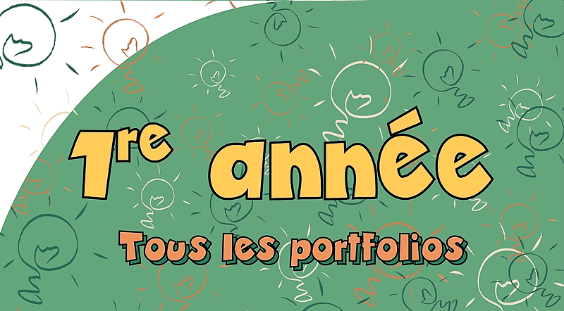 1re année : tous les portfolios