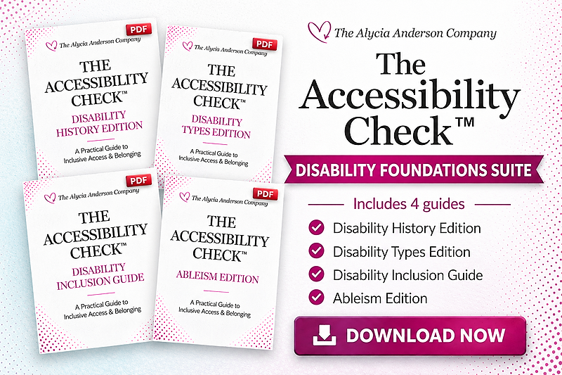 The Accessibility Check™ Disability Foundations Suite