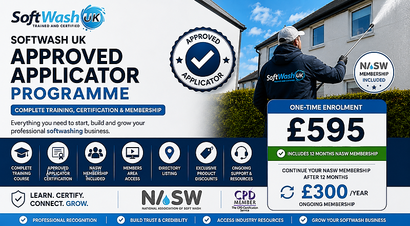 SoftWash UK Approved Applicator Training Programme