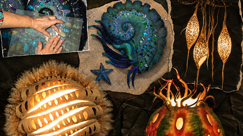 Sculptural Light — Two Felted Lampshade Masterclasses