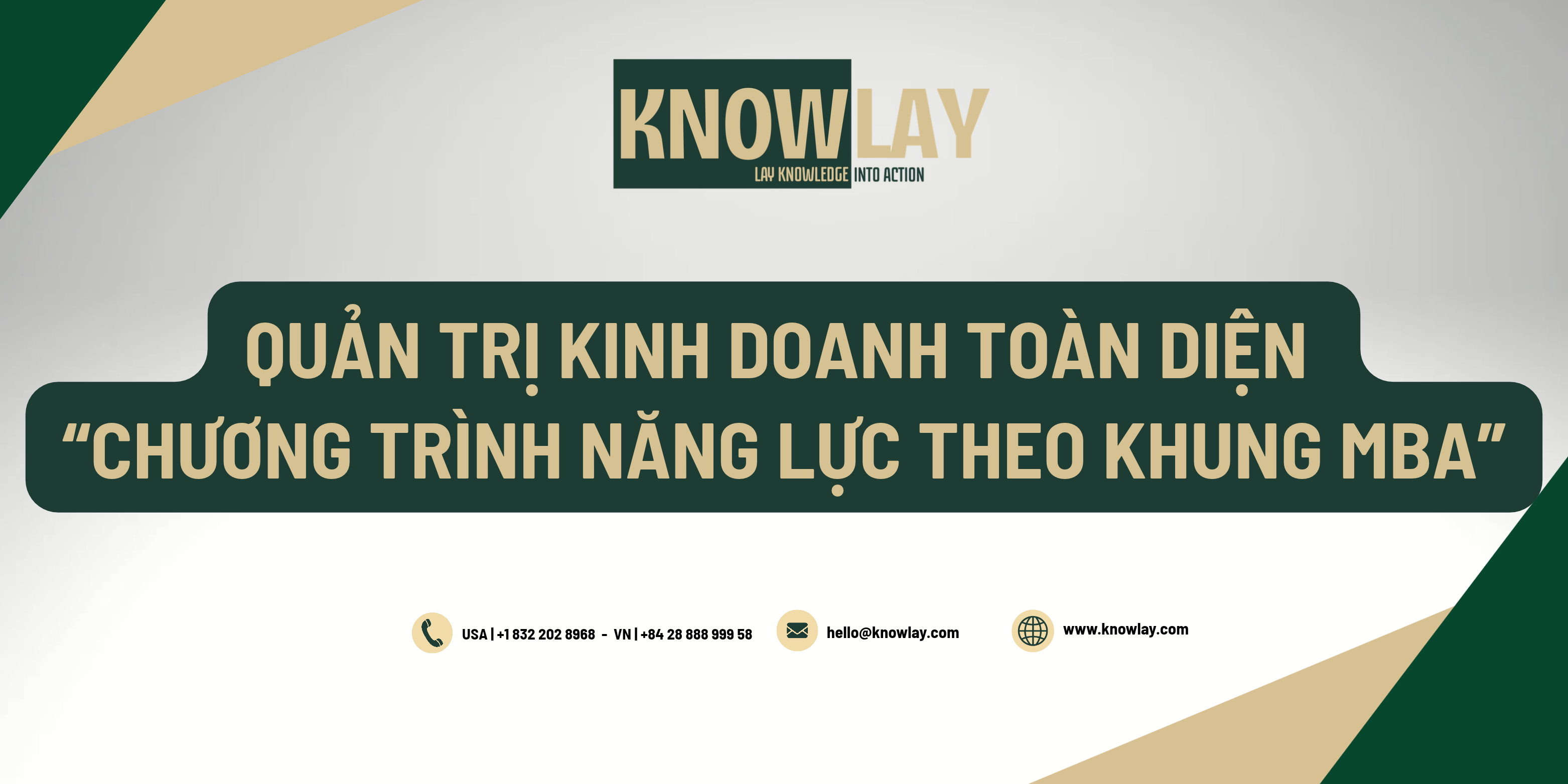 Quản trị kinh doanh toàn diện