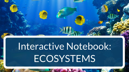 MS 6th 7th 8th Ecosystems Interactive Notebook Templates