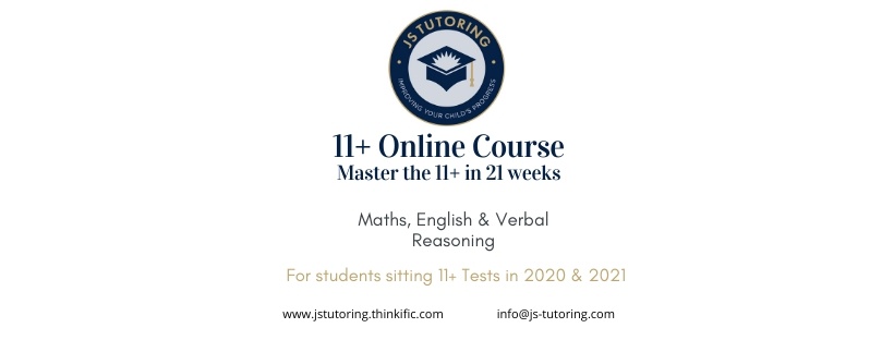 MAY 2020 Lockdown 11+ ONLINE COURSE