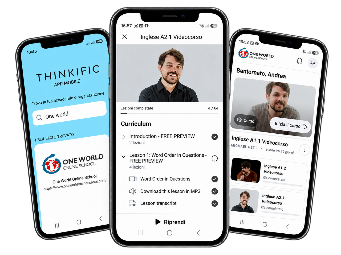 App Thinkific One World