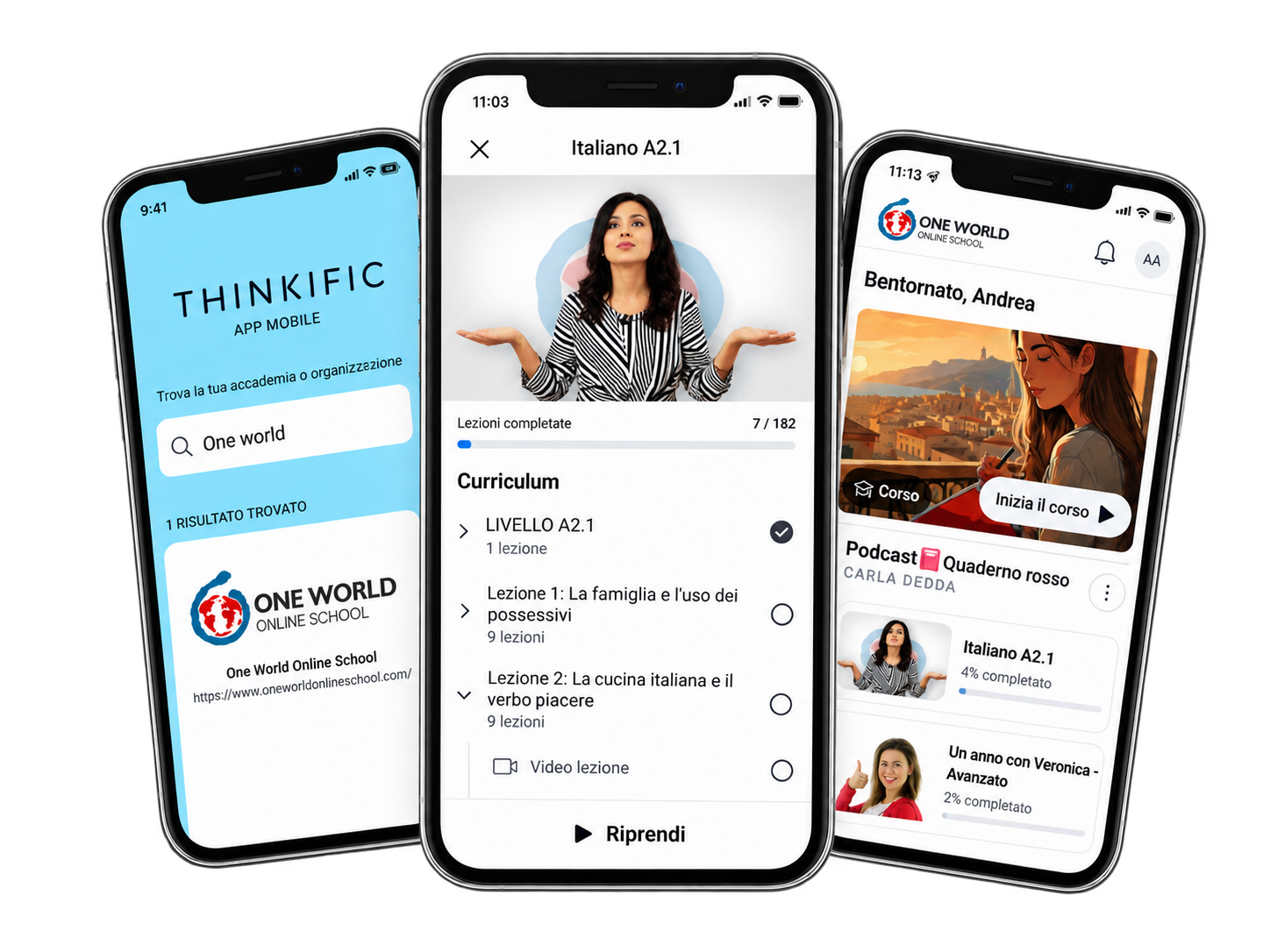 App Thinkific One World