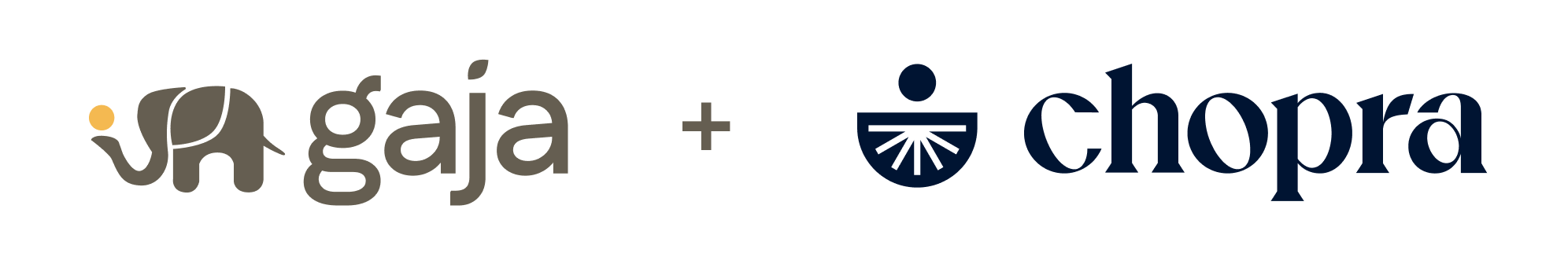 Gaja Collective + Chopra (combined logo)