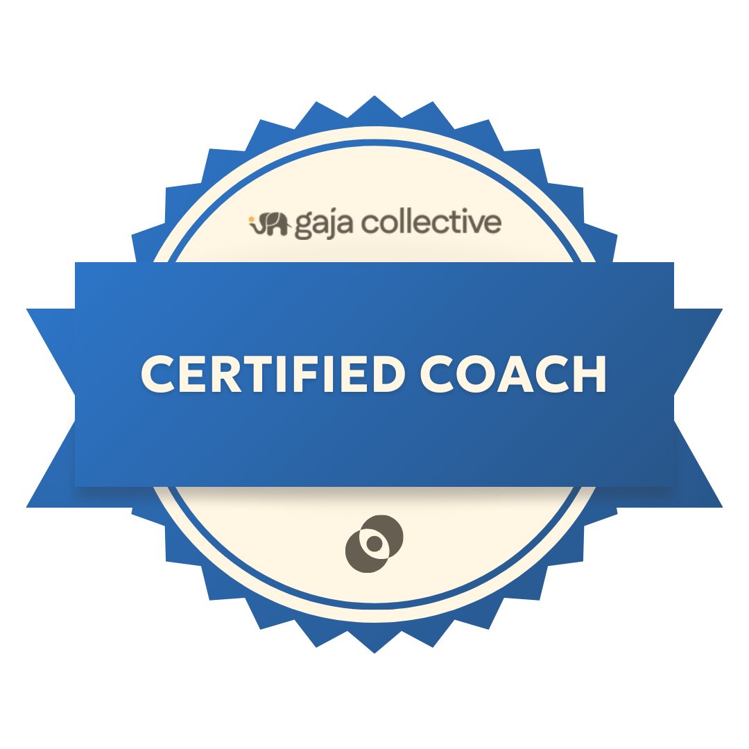 Gaja Certified Coach digital badge