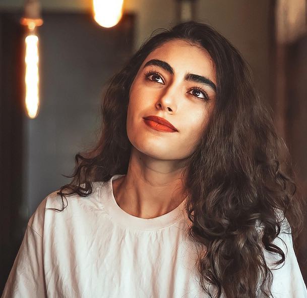 A person reflecting on faith