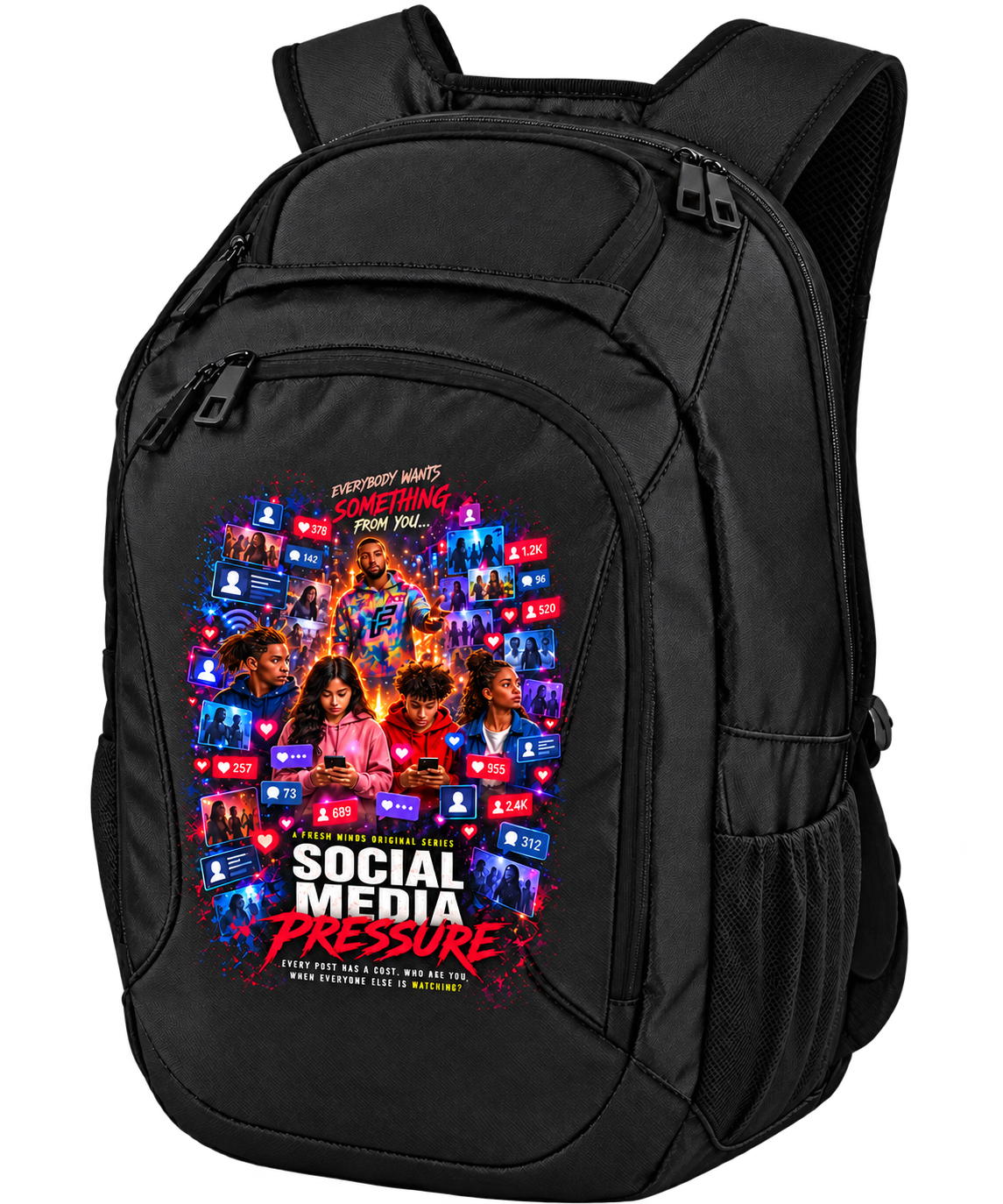 Social Media Pressure Backpack