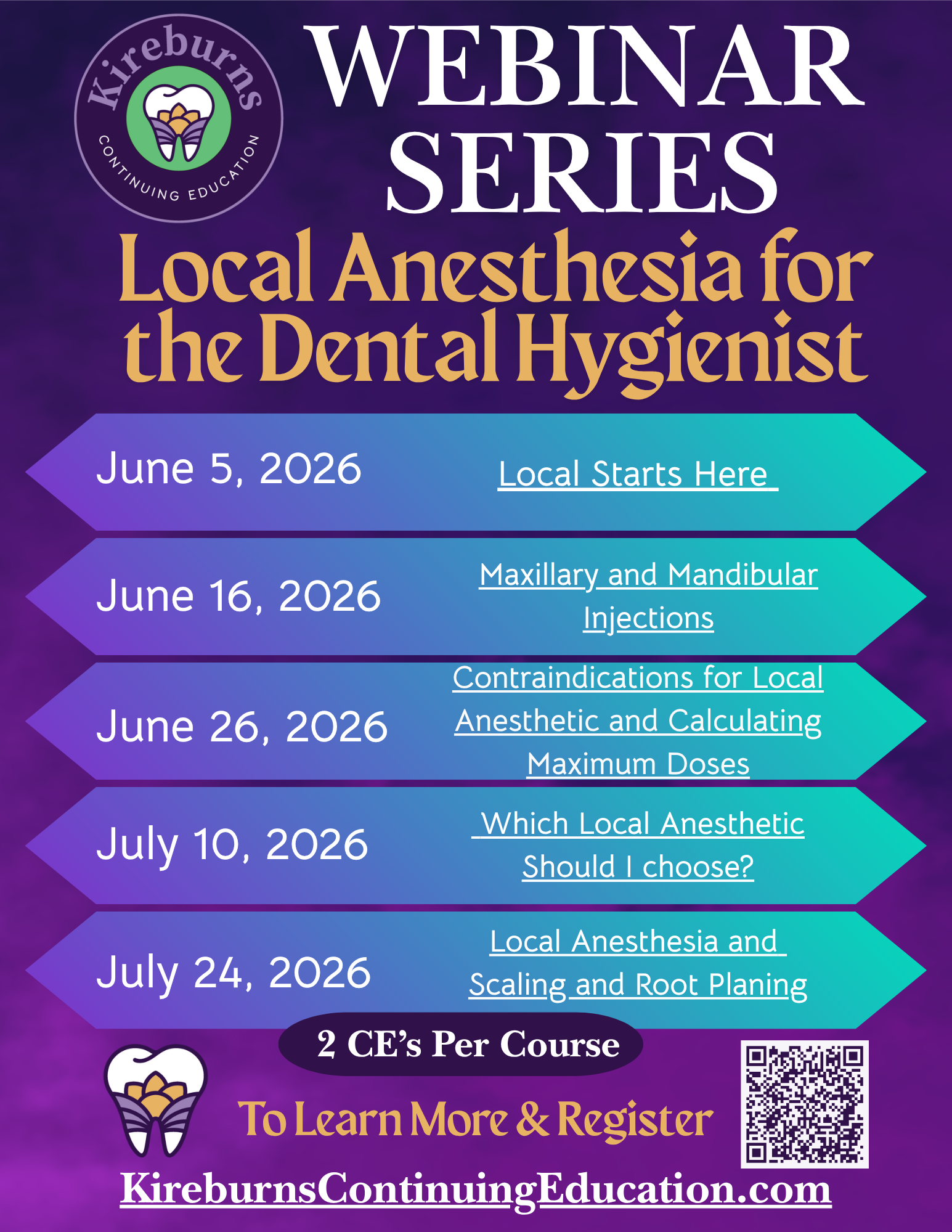 Local Anesthesia Webinar Series (1-5)