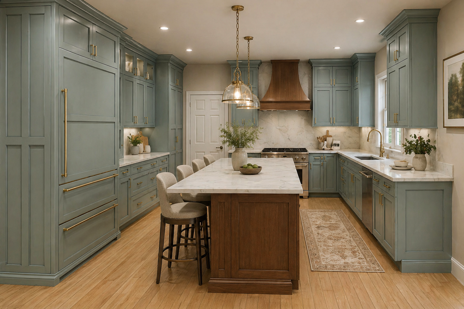 Luxury kitchen render