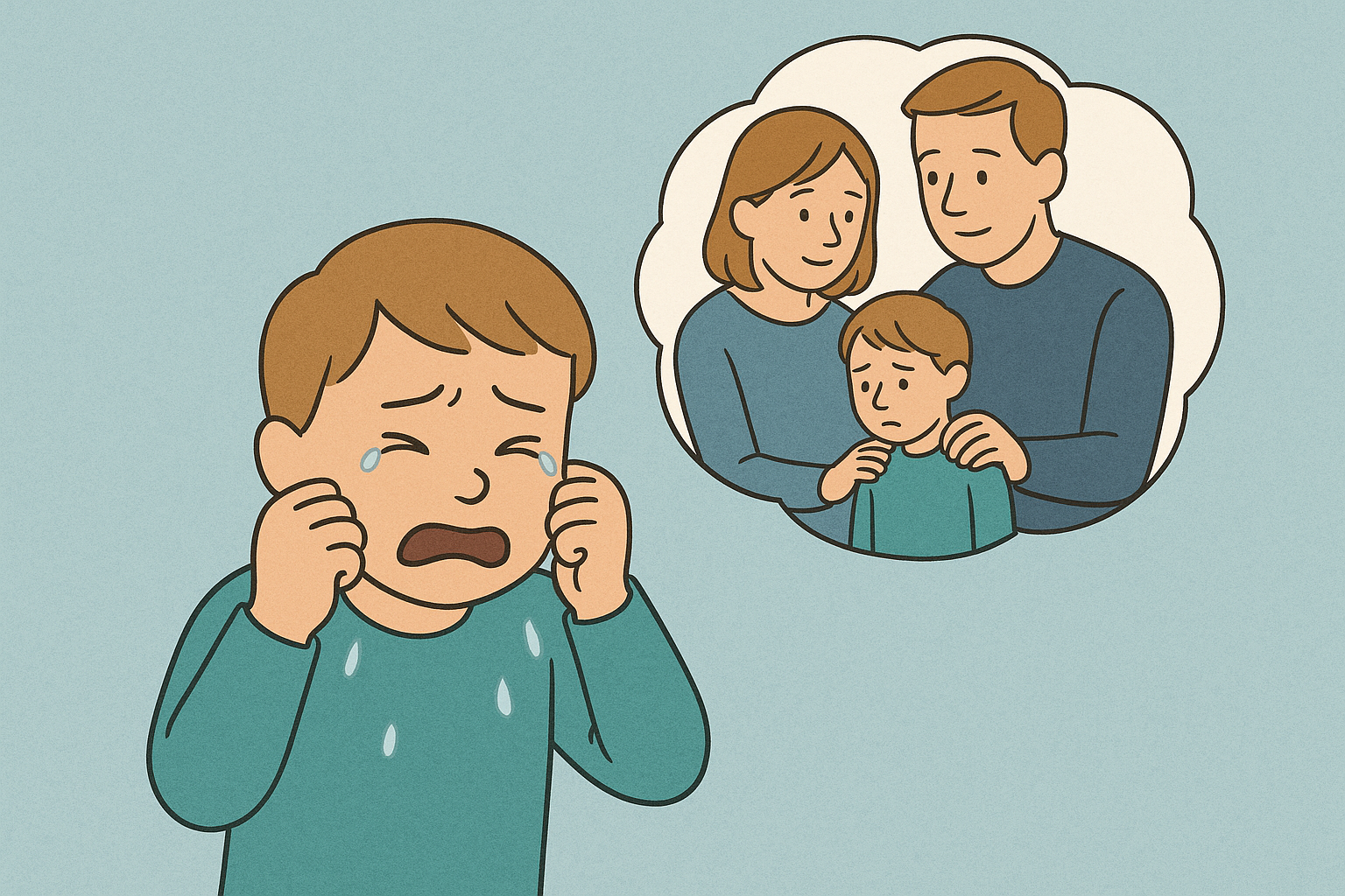 Klassisk unnvikende tilknytning: barn som lærer seg å være selvstendig fordi følelser ikke fikk rom