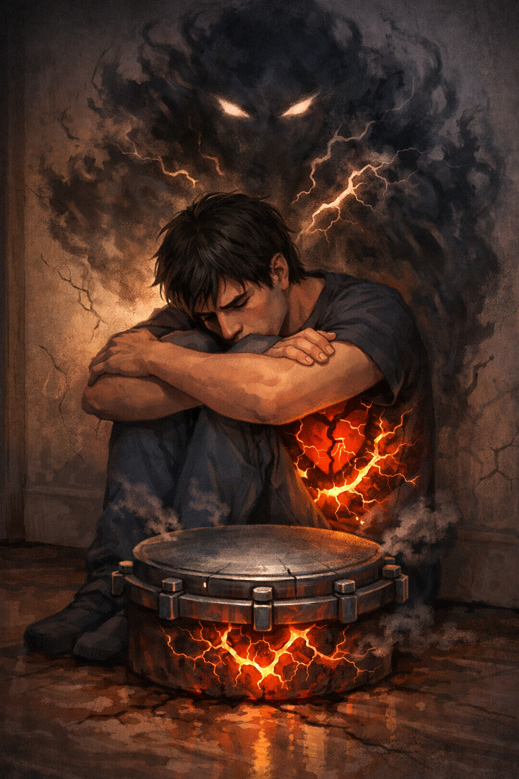 Illustrasjon til undertrykkende desorganisert tilknytning