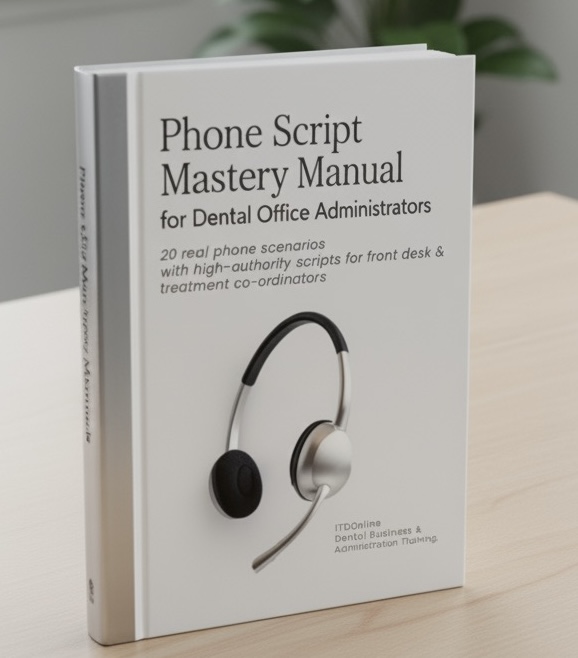 Phone Script Mastery Manual for Dental Office Administrators