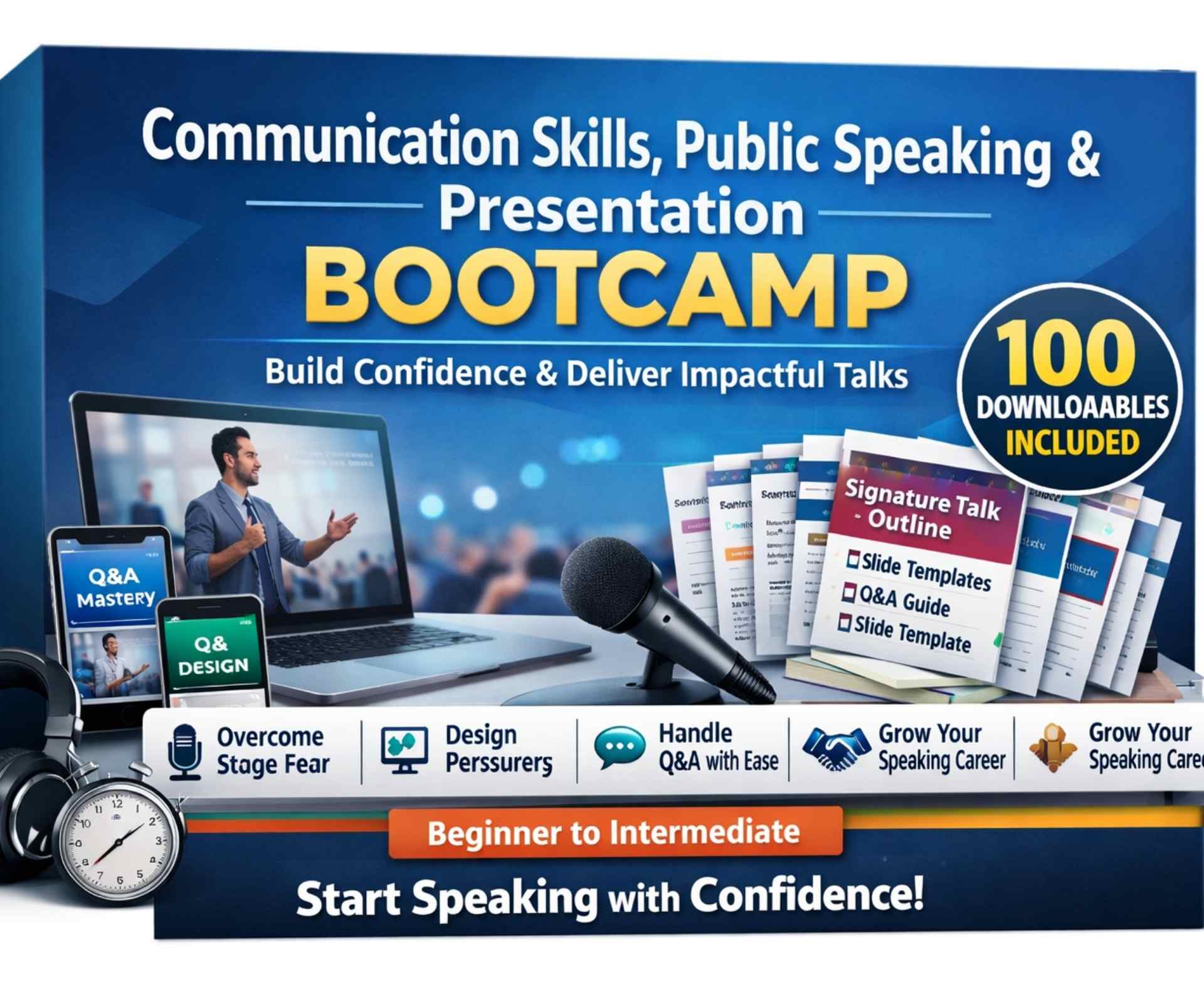 Public speaking and communication skills course