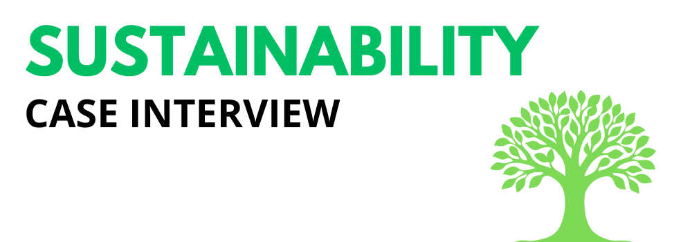 Sustainability case interview