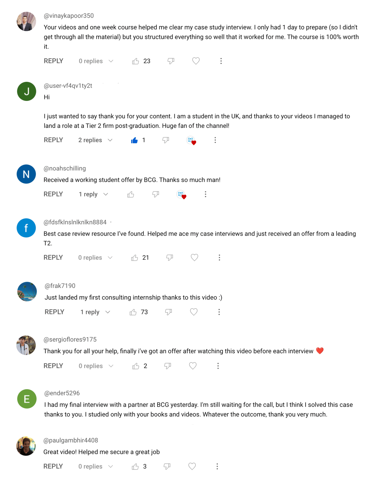 Hacking The Case Interview Testimonials 4