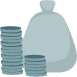 money bag and coins