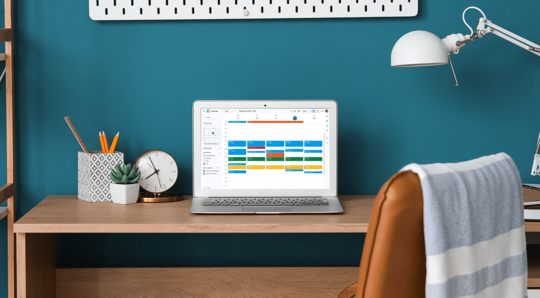 Professional office workspace