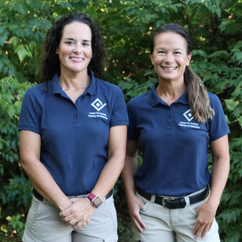 CFTE instructors in blue polos