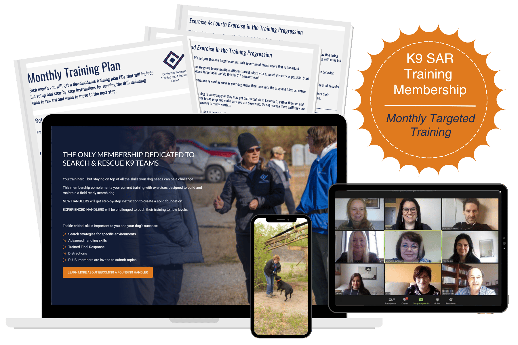 Preview of the K9 SAR Training Membership training resources