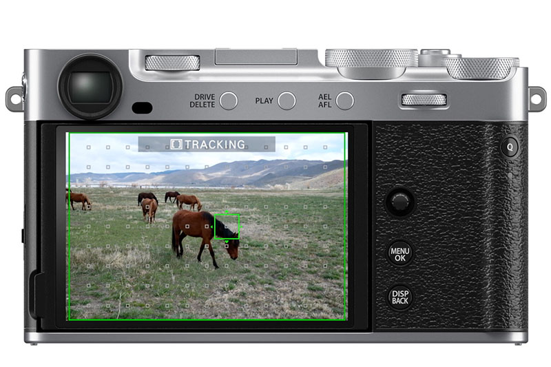 X-E5 focus tracking