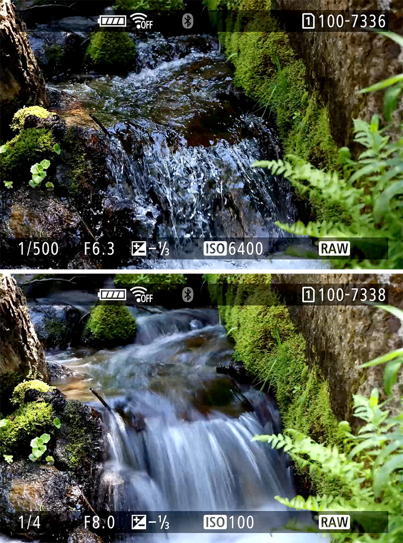 canon r exposure modes