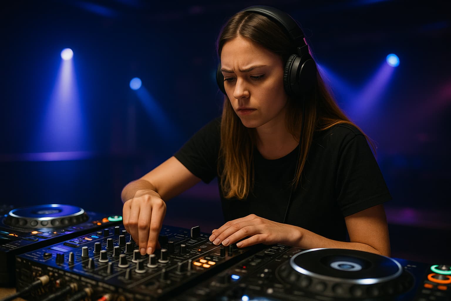 dj che affronta imprevisti nella serata