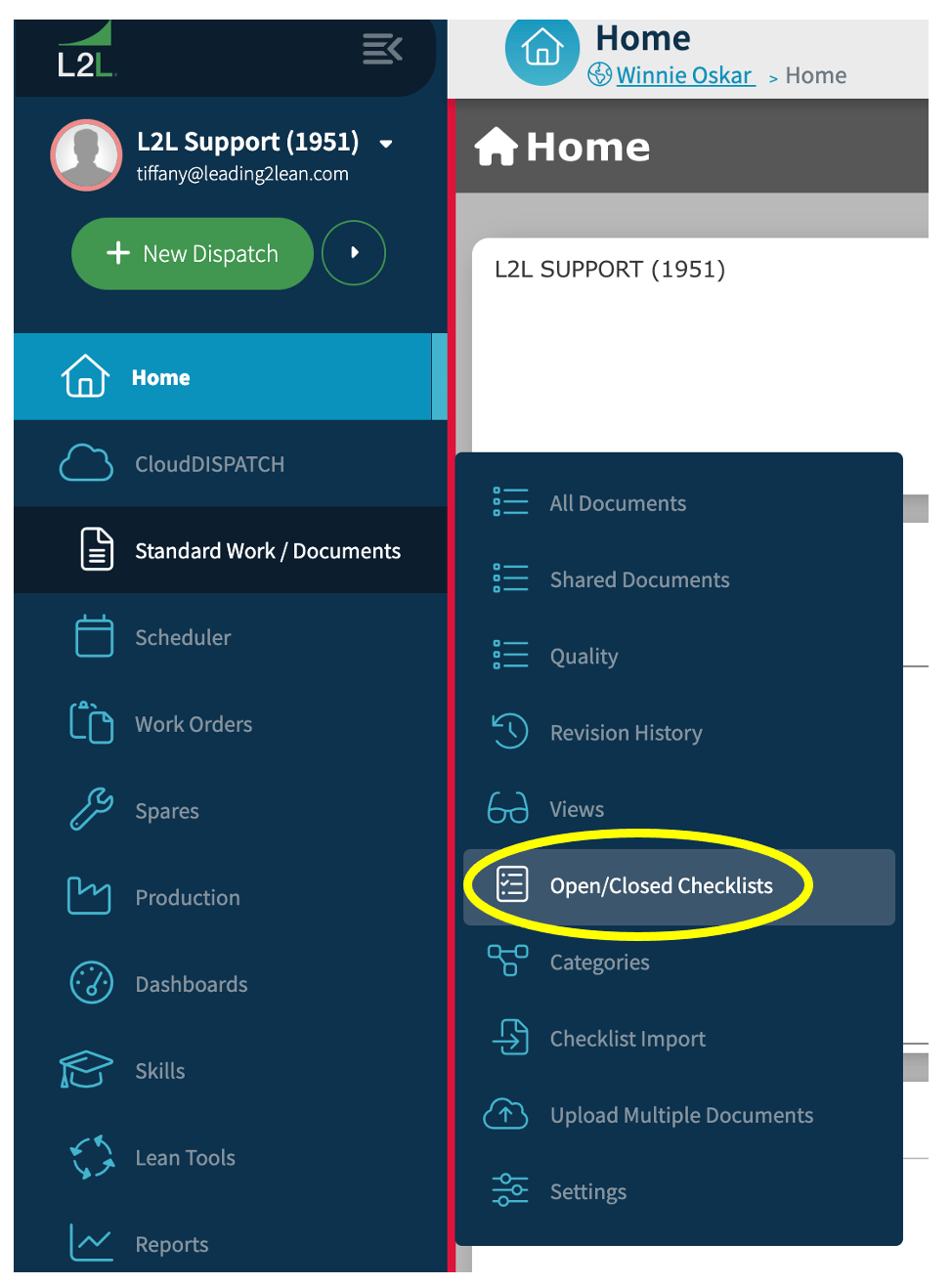 Standard Work/Documents - Helpful Reports & Widgets – L2L