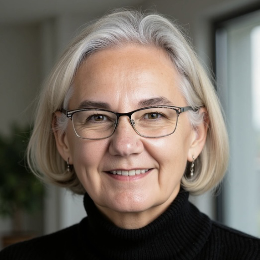 A person wearing a fur coat Description automatically generated with medium confidence