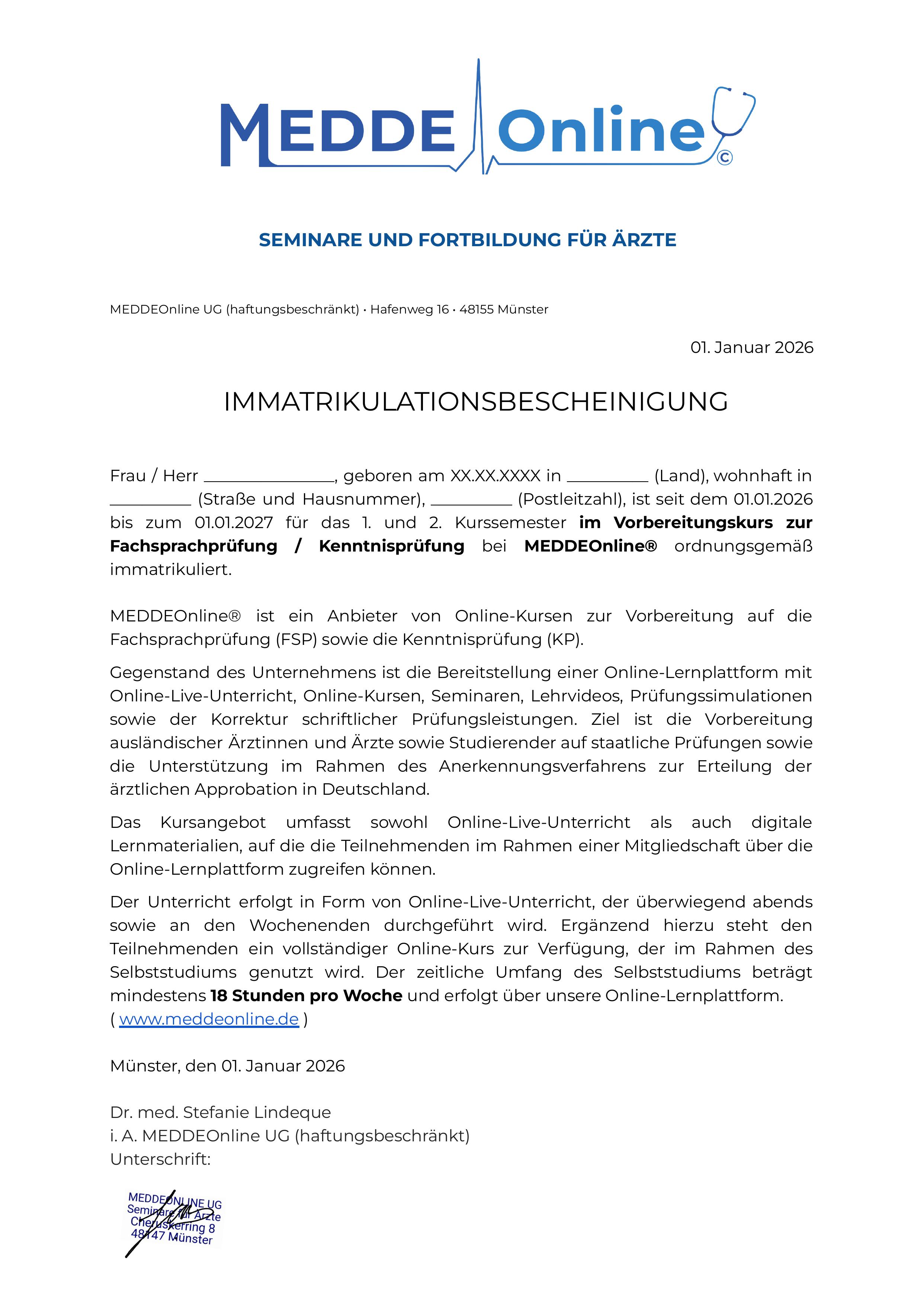 PDF Vorlage Behörde