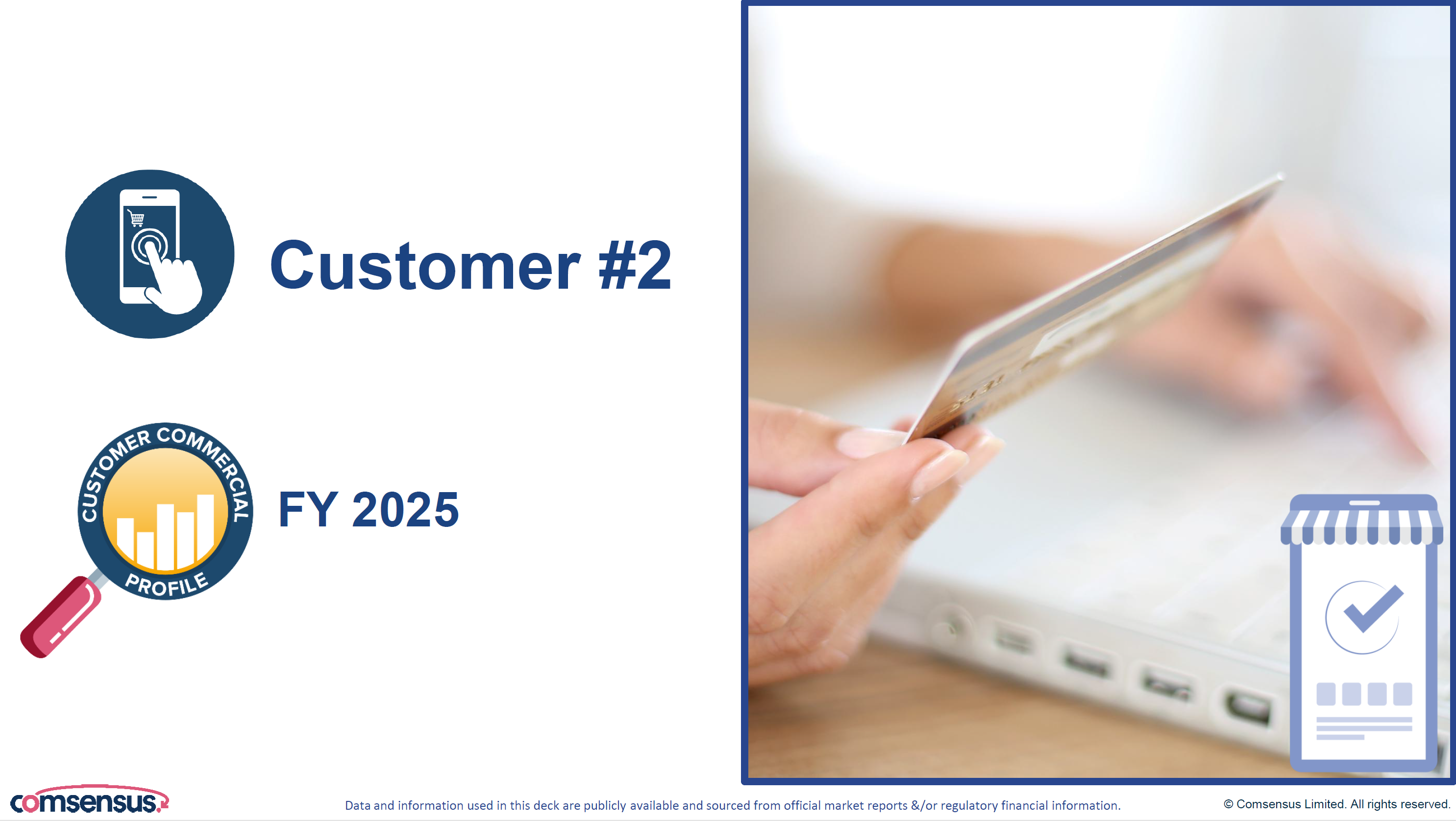 Customer #2 Online CCP dashboard — available as agreed