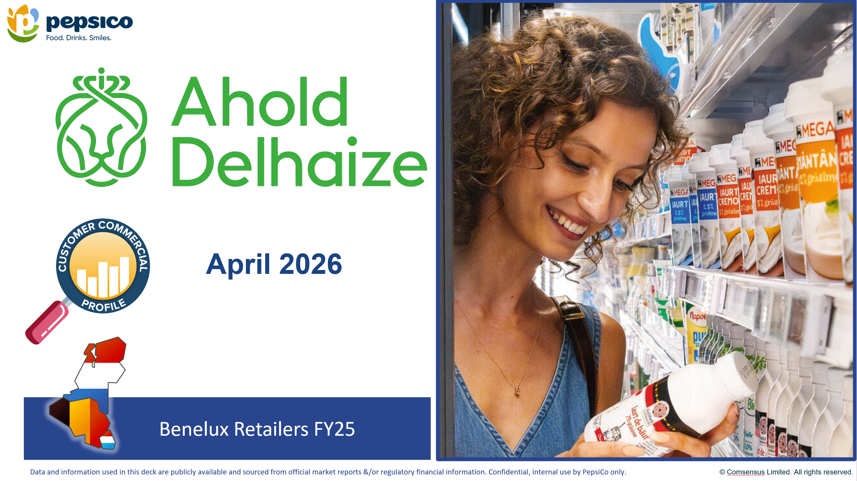 Ahold Delhaize CCP Dashboard — Benelux Retailers FY25 cover
