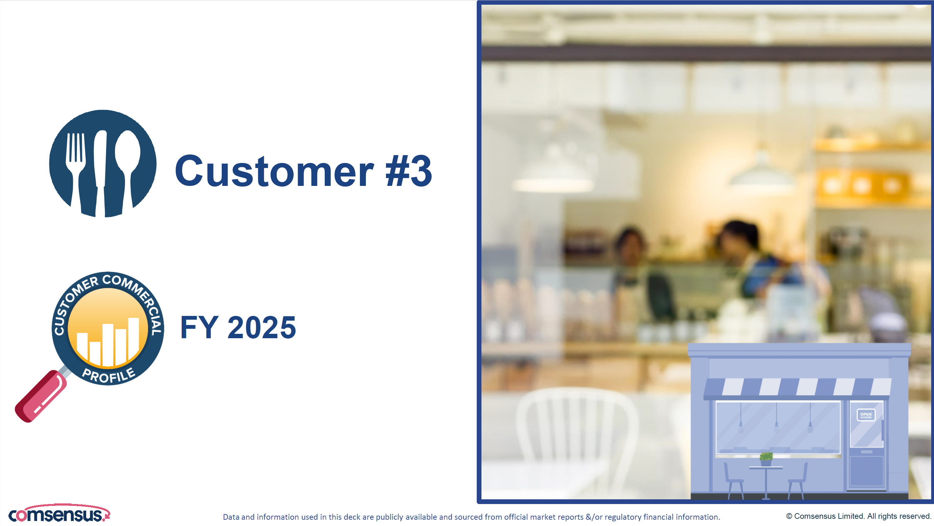 Customer #3 Away From Home CCP dashboard — available as agreed