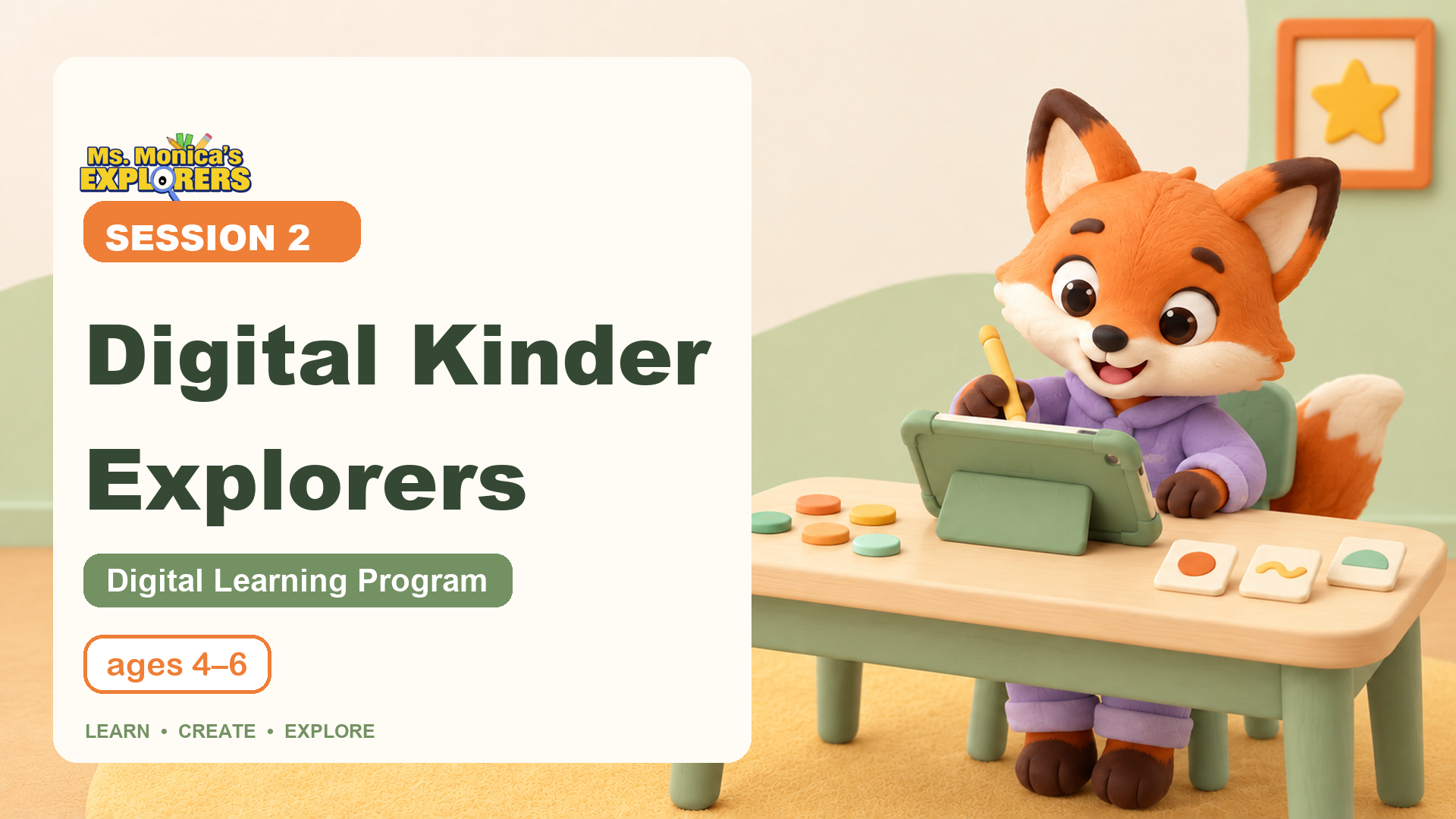 Digital Kinder Explorers Session 2