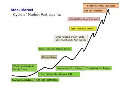 Stock Market Cycle of Market Participants
