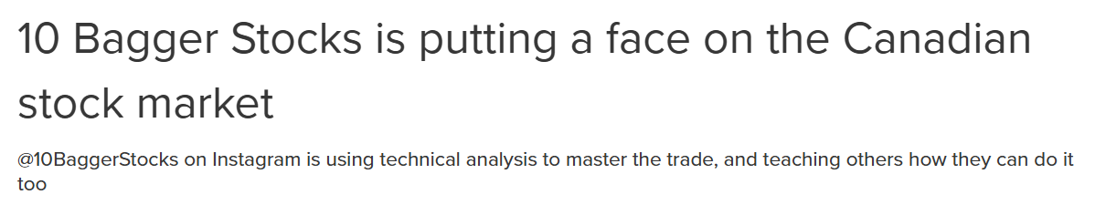 10 bagger stocks in the news