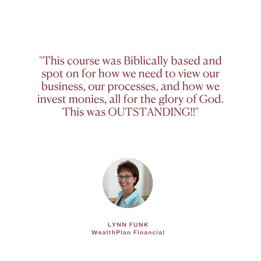Lynn Funk Course Testimonial