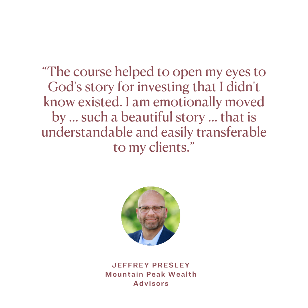 Jeffrey Presley Course Testimonial