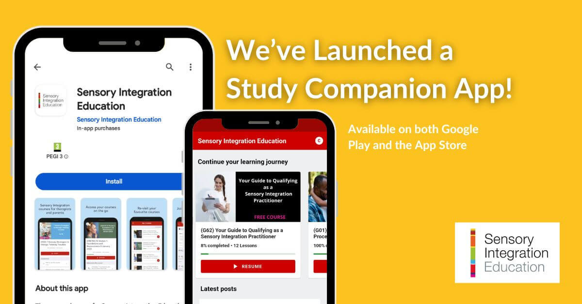 Picture of App. Title reads SIE Launches a New Study Companion App!