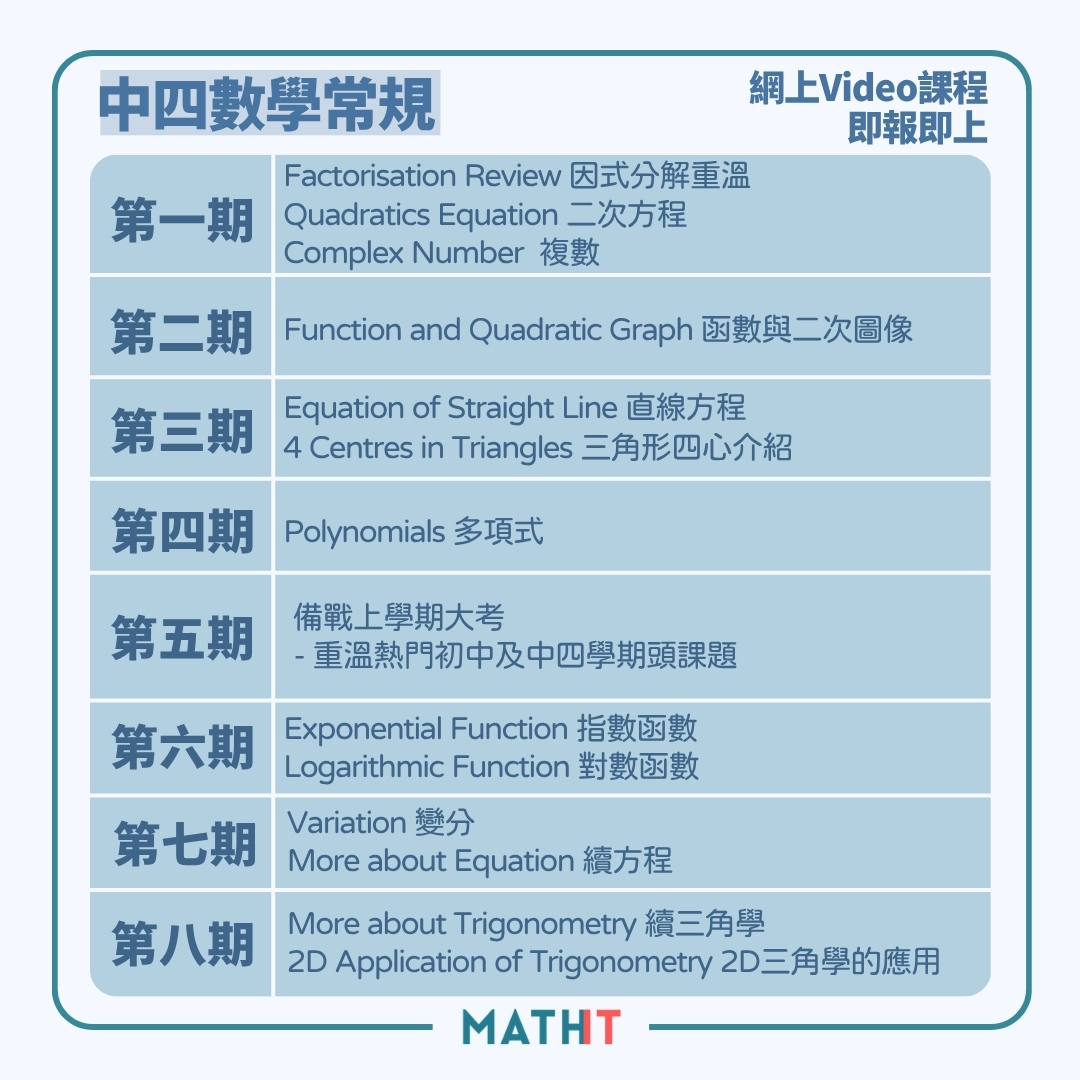課程內容 3
