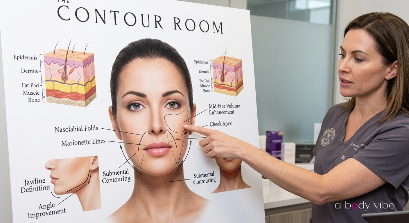 Educational marketing ideas for body sculpting professionals in The Contour Room membership on A Body Vibe Academy.