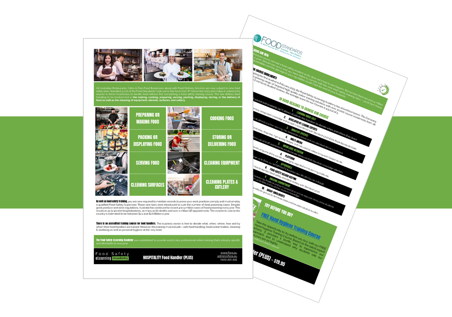 2 page digiital brochure